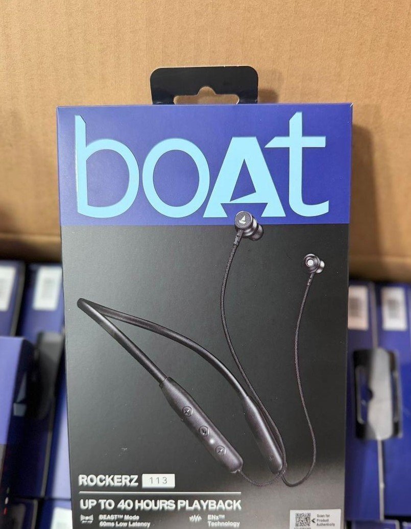 BOAT 113 NECKBAND ORIGNAL SERVICE CENTER WARRANTY